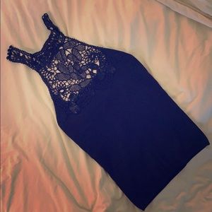 Ralph Lauren Cashmere Beaded And Crocheted Top